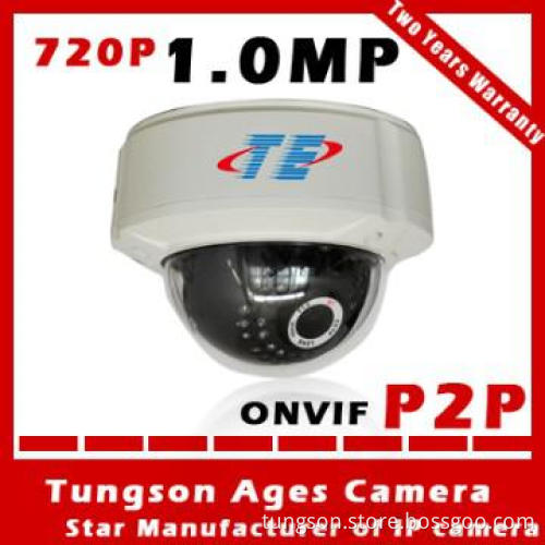 cctv Dome Camera 1.0megapixel IP camera wide angle IR cut night
